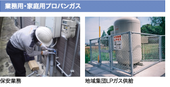 業務用・家庭用プロパンガス